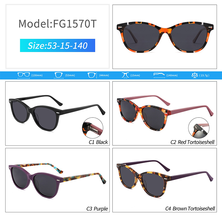 FG1570-fashion women sunglasses Óculos de sol femininos da moda FG1570