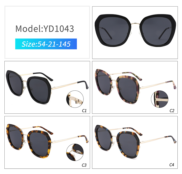 YD1043- uv sun glasses YD1043-óculos de sol uv