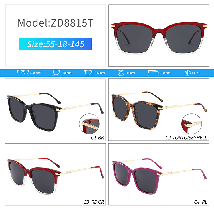ZD8815-fashion sunglasses by bulk Óculos de sol da moda ZD8815 a granel