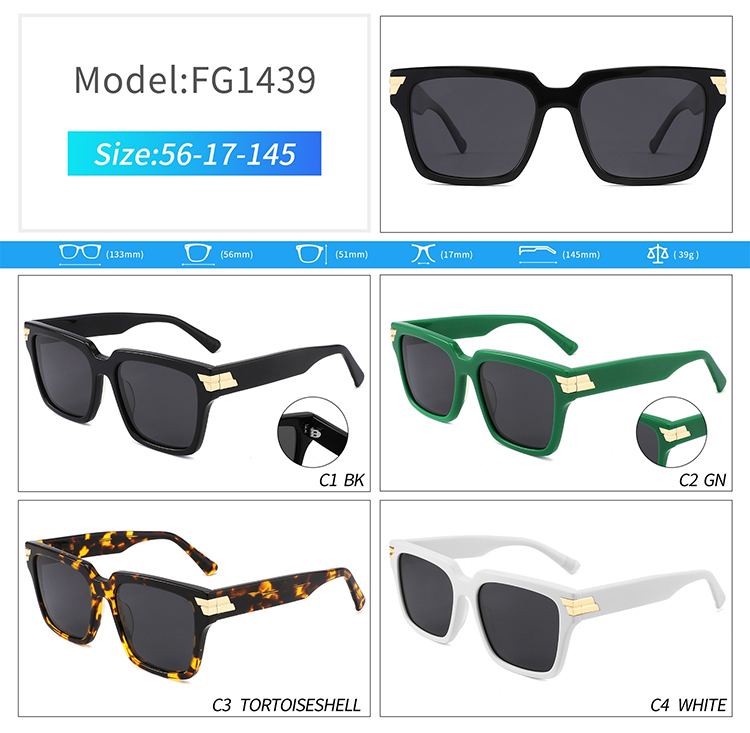 FG1439-retro mens sunglasses Óculos de sol masculinos FG1439-retro