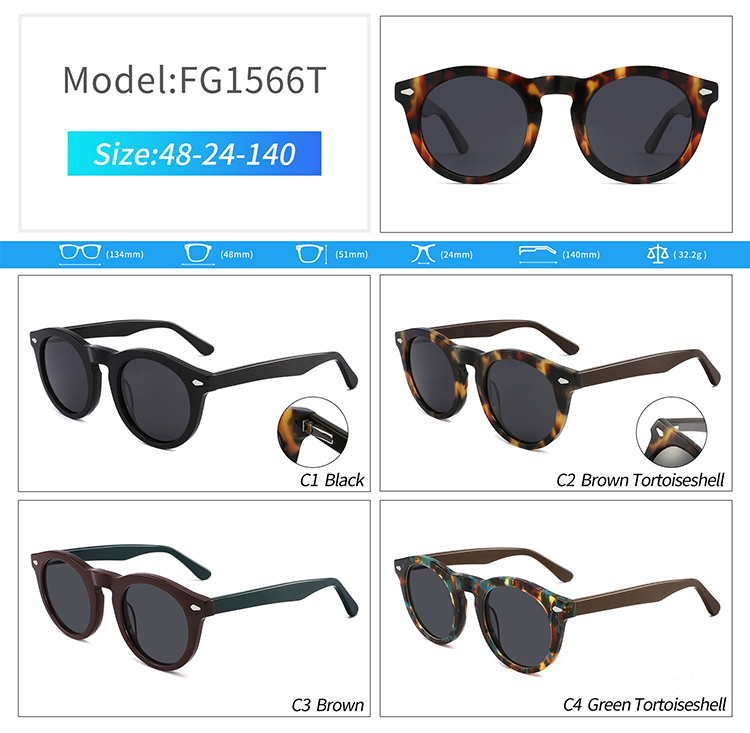 FG1566-sun glasses for men Óculos de sol FG1566 para homens