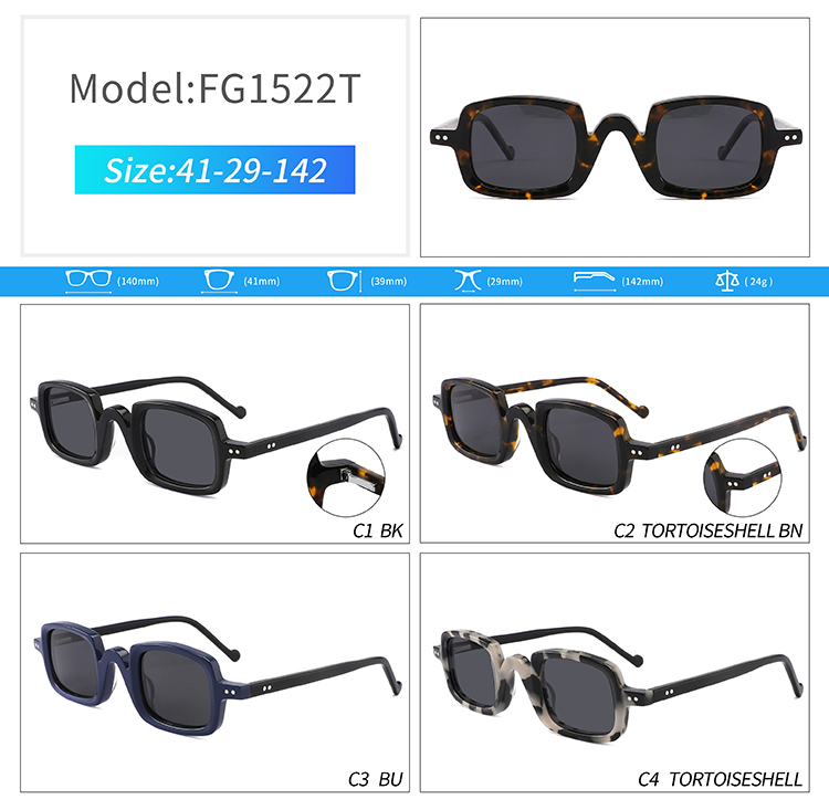 FG1522-sunglasses women acetate FG1522-óculos de sol femininos em acetato