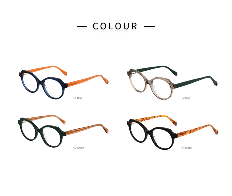 Óculos Redondos de Acetato_color