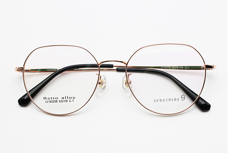 Armação de óculos de metal de design_ C1