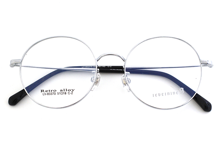 Armações de olhos em alta - Prata