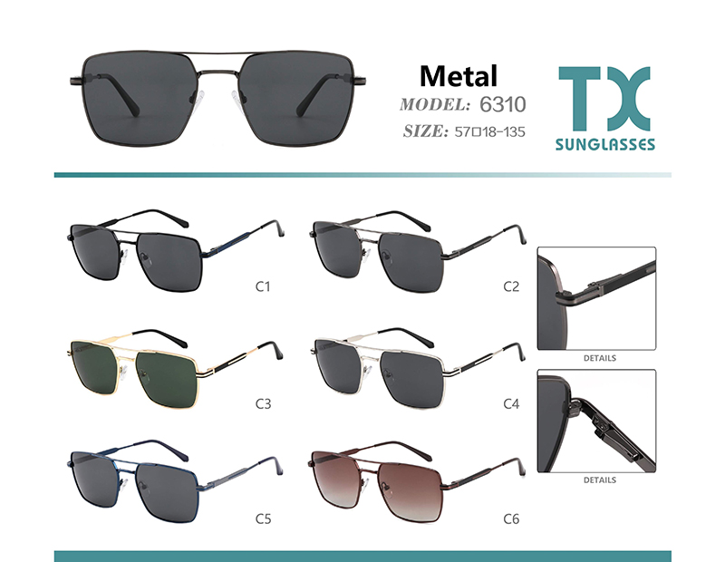 Wholesale Metal Sunglasses 6310 Por atacado óculos de sol de metal 6310