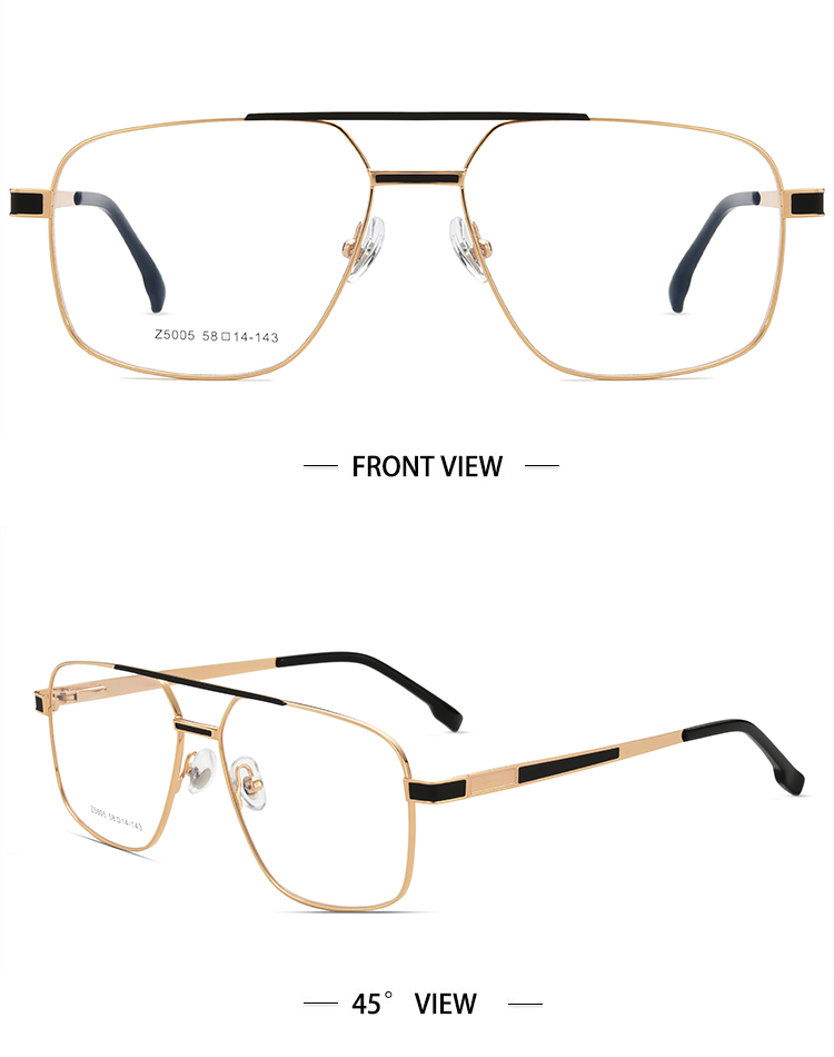 Óculos de armação de metal aviador atacado