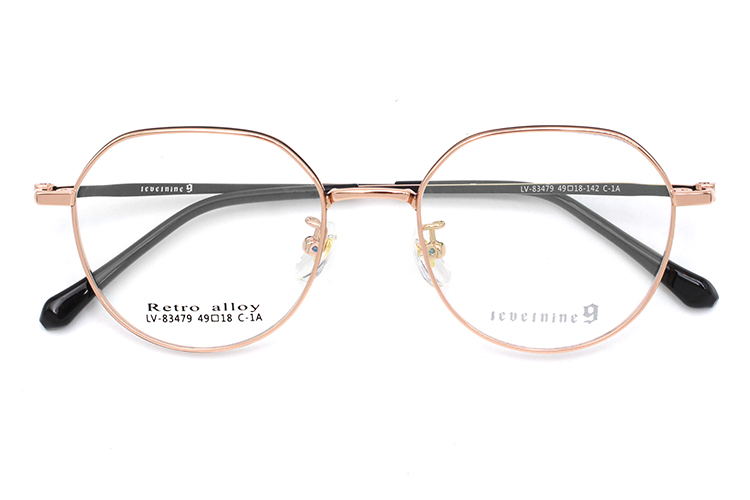 Armações Ópticas para Olhos - Douradas e Pretas