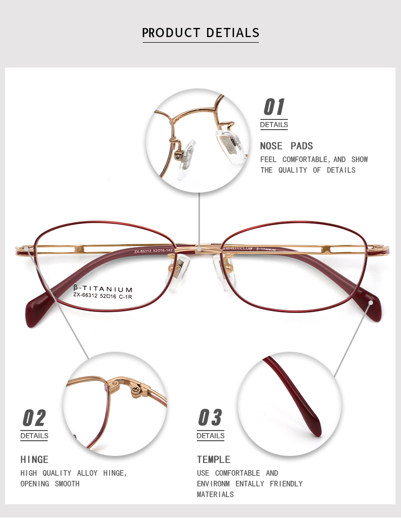 Armações de óculos ovais