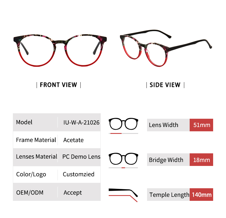 Armações de óculos circulares