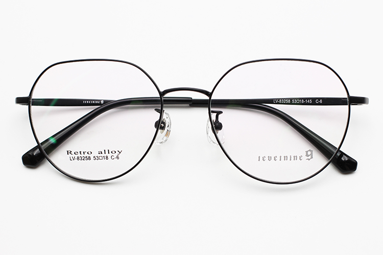 Armação de óculos de metal de design_C6