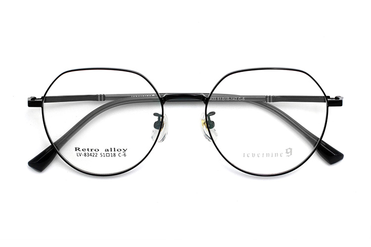 Armações de óculos mais leves - pretas