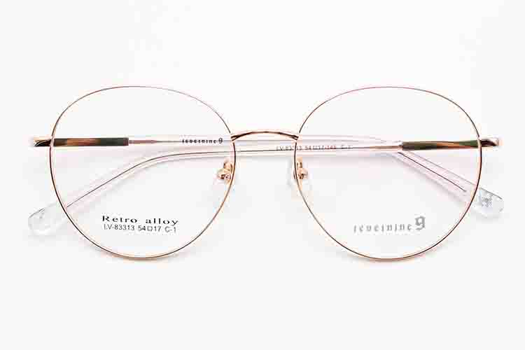 Armação de óculos redonda grande_C1