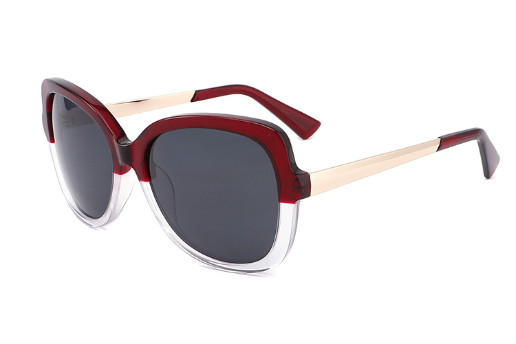 Óculos de sol de metal acetato-YD1045T