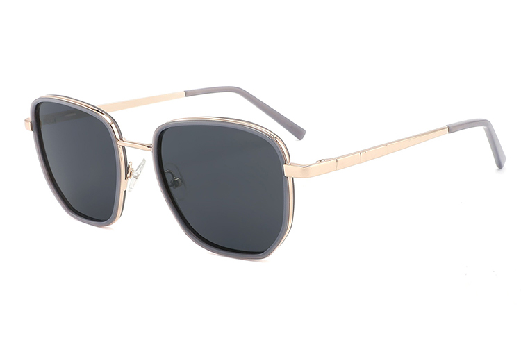 Óculos de sol de metal acetato-FG1072T