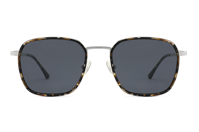Bons óculos de sol de metal de acetato de aviador-FG1108T