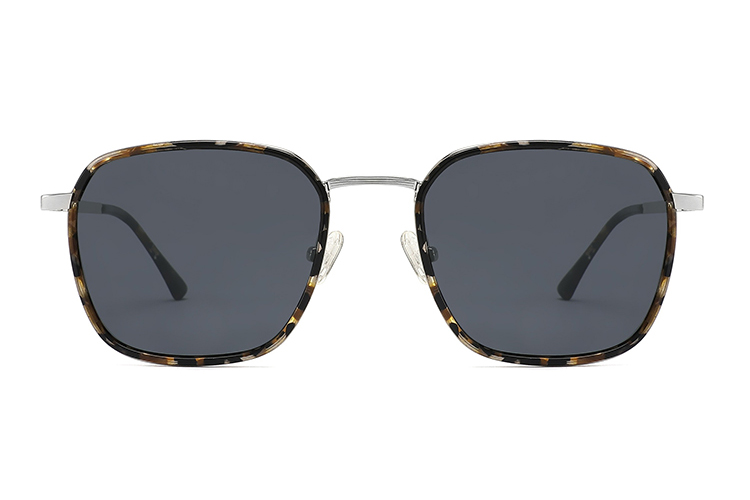 Óculos de sol de metal acetato-FG1108T