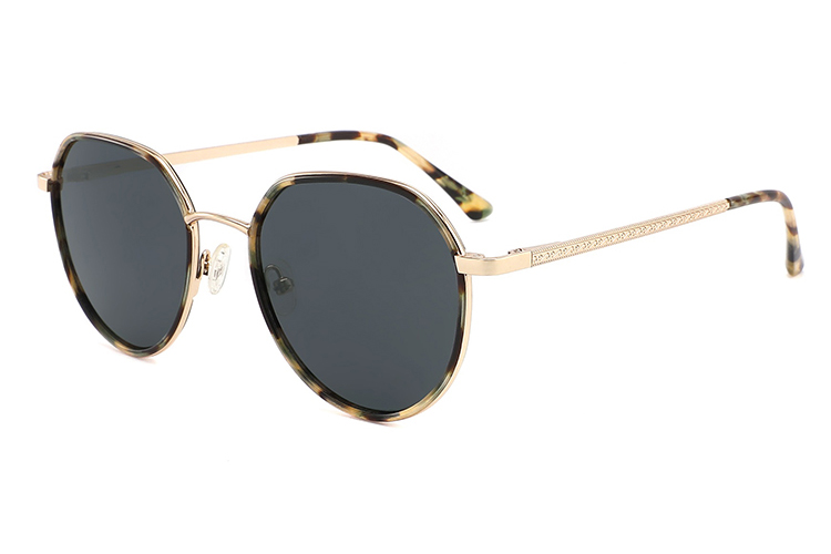 Óculos de sol de metal acetato-FG1110T