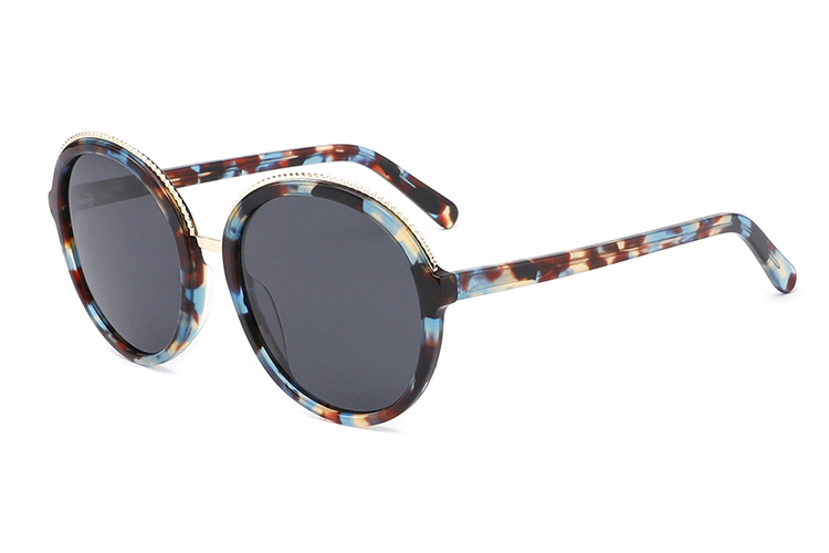 Óculos de sol de metal acetato-YD1042T