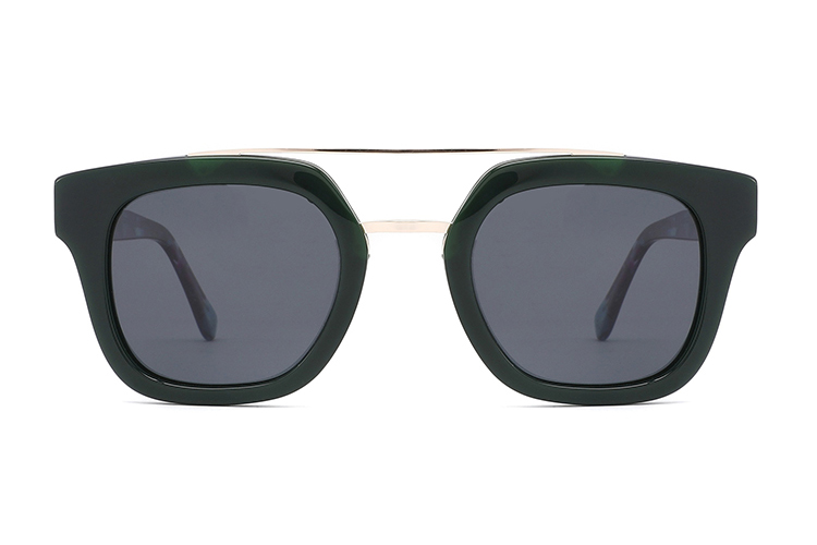 Óculos de sol de metal acetato-YD1047T