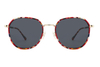 Óculos de sol de metal acetato-FG1102T