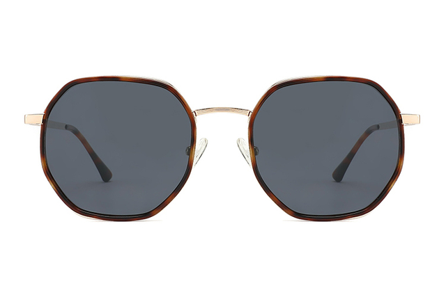 Óculos de sol de metal acetato-FG1101T