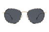 Óculos de sol de metal acetato-FG1107T