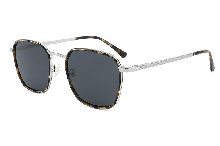Óculos de sol de metal acetato-FG1108T