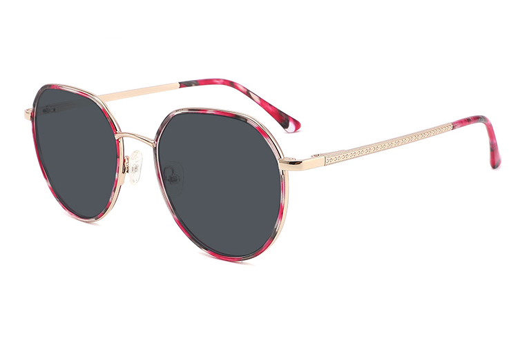 Óculos de sol de metal acetato-FG1110T