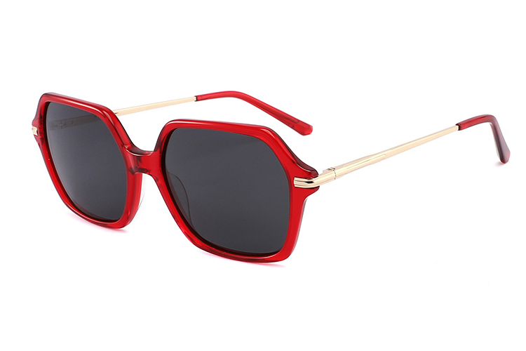 Óculos de sol de metal acetato-ZD8828T