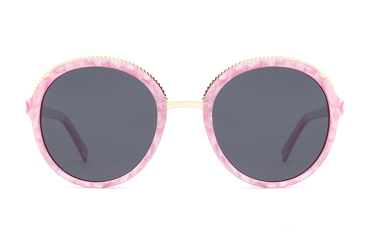 Óculos de sol de metal acetato-YD1042T