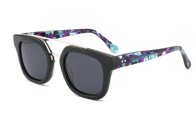 Óculos de sol de metal acetato-YD1047T