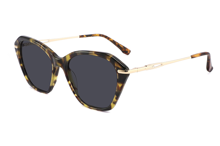 Óculos de sol de metal acetato-ZD8812T