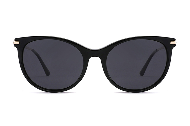 Óculos de sol de metal acetato olho de gato vintage-ZD8829T