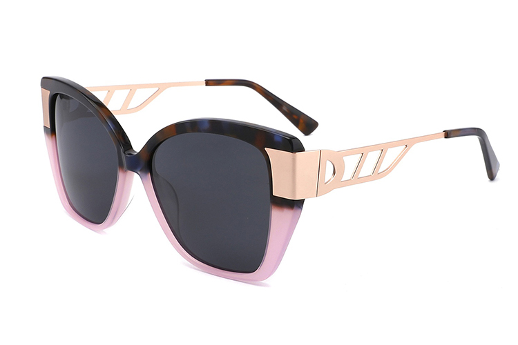 Óculos de sol de metal acetato-YD1046T