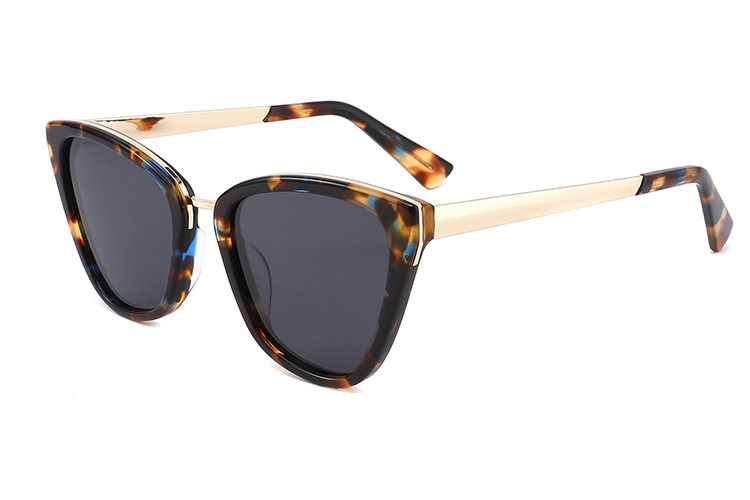 Óculos de sol de metal acetato-YD1044T