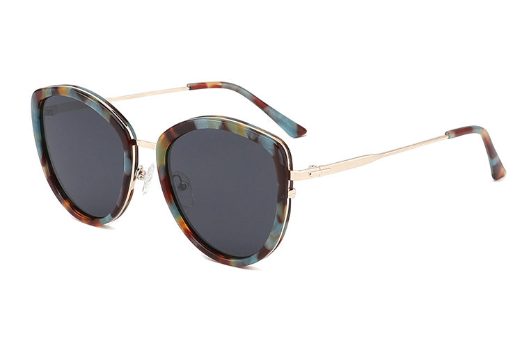Óculos de sol de metal acetato-YD1048T