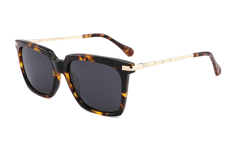 Óculos de sol de metal acetato-ZD8813T