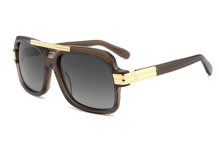 Óculos de sol de metal acetato-YD1051T