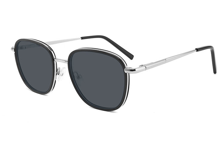 Óculos de sol de metal acetato-FG1071T