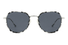 Óculos de sol de metal acetato-FG1104T