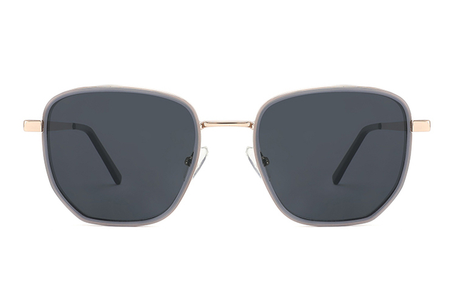 Óculos de sol de metal acetato-FG1072T