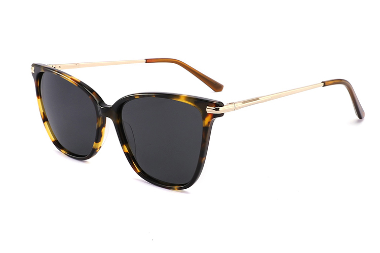 Óculos de sol de metal acetato-ZD8827T