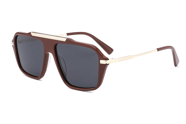 Óculos de sol de metal acetato-YD1050T