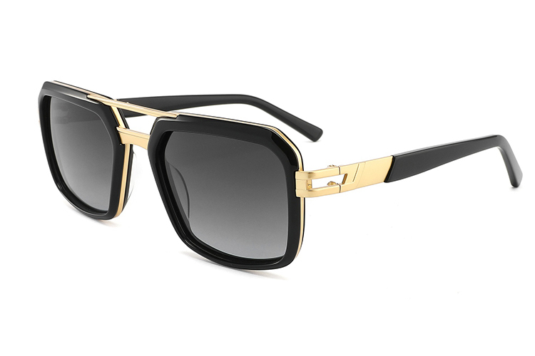 Óculos de sol de metal acetato-YD1053T