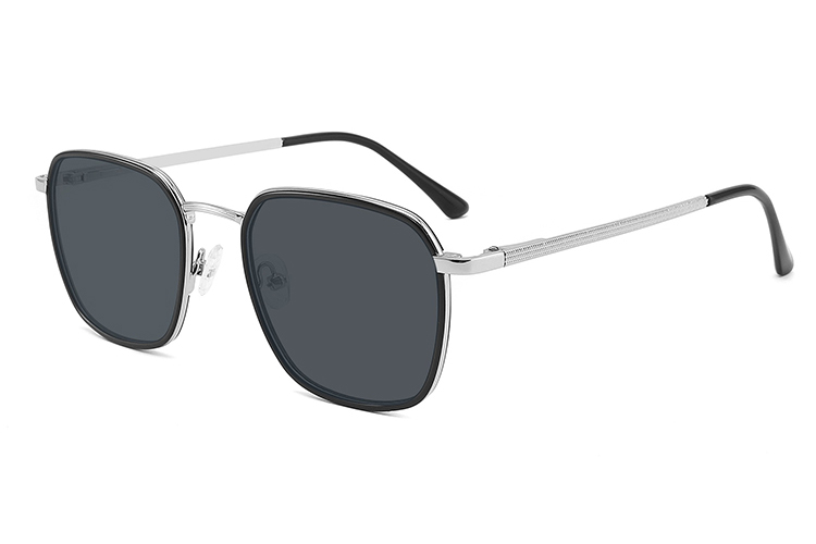 Óculos de sol de metal acetato-FG1108T
