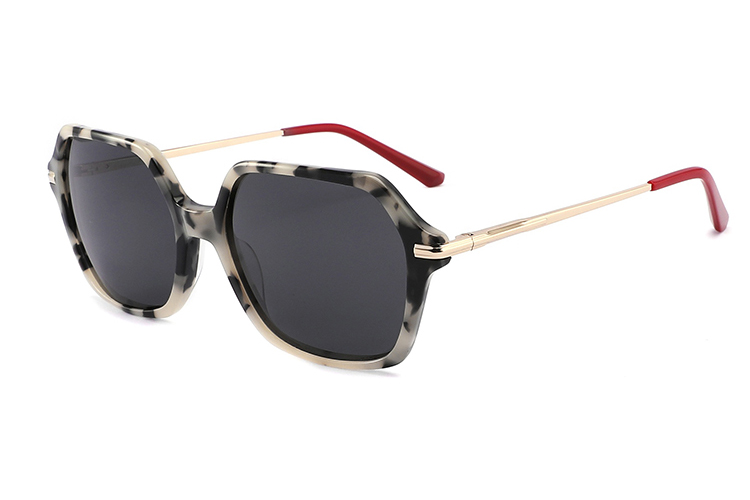 Óculos de sol de metal acetato-ZD8828T