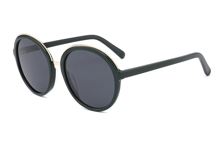 Óculos de sol de metal acetato-YD1042T
