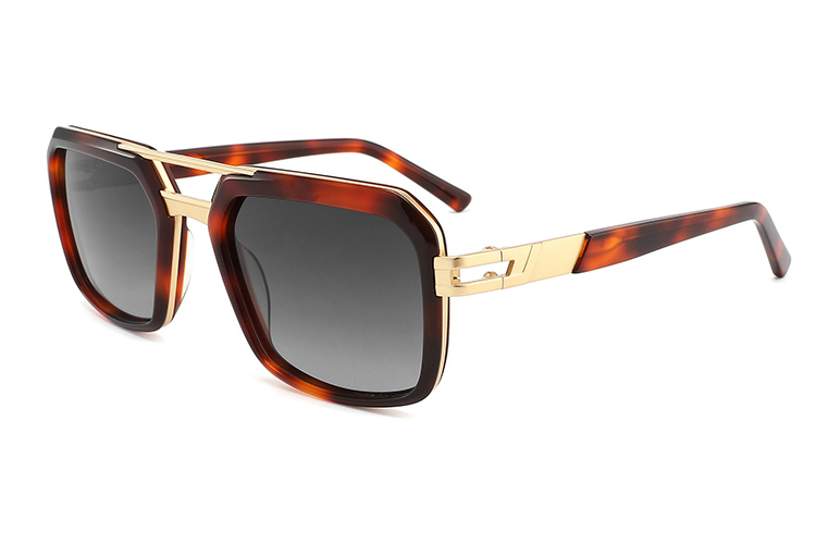 Óculos de sol de metal acetato-YD1053T