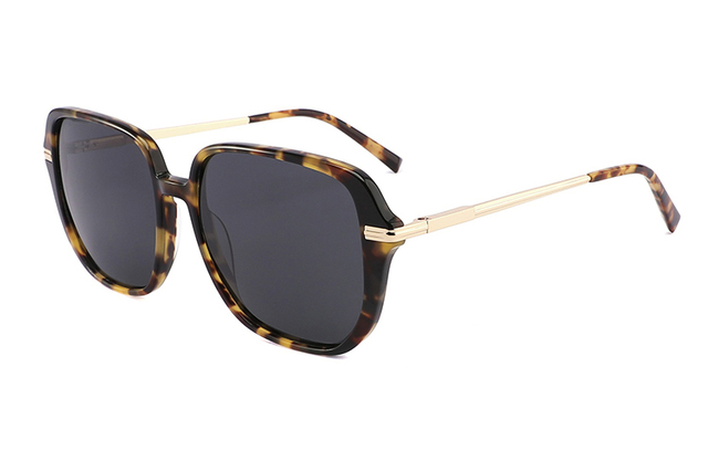 Óculos de sol de metal acetato-ZD8820T